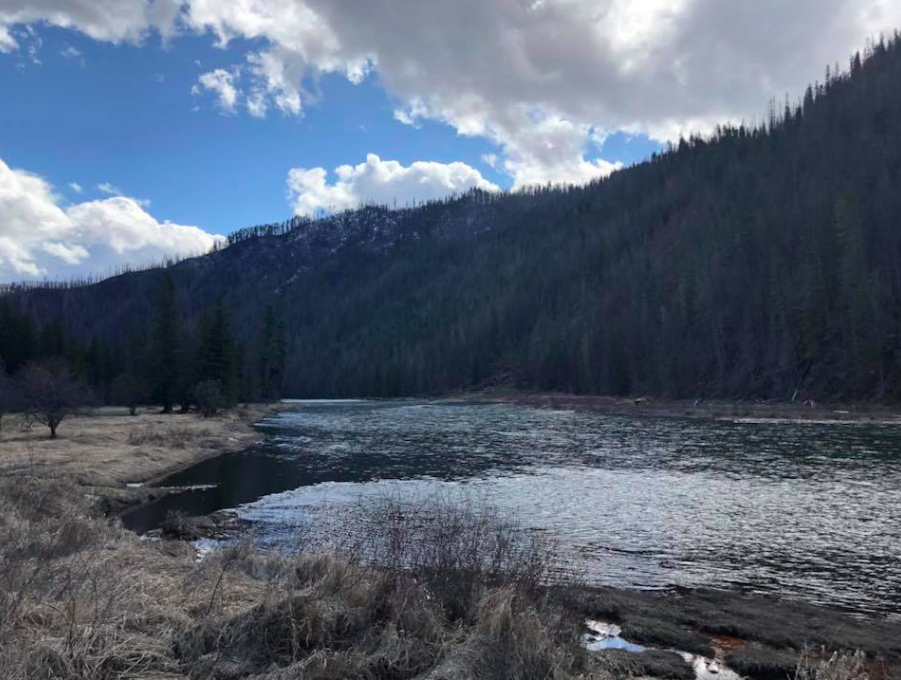 Remote river corridor and mountain terrain from original KC Pest and Weed work photos