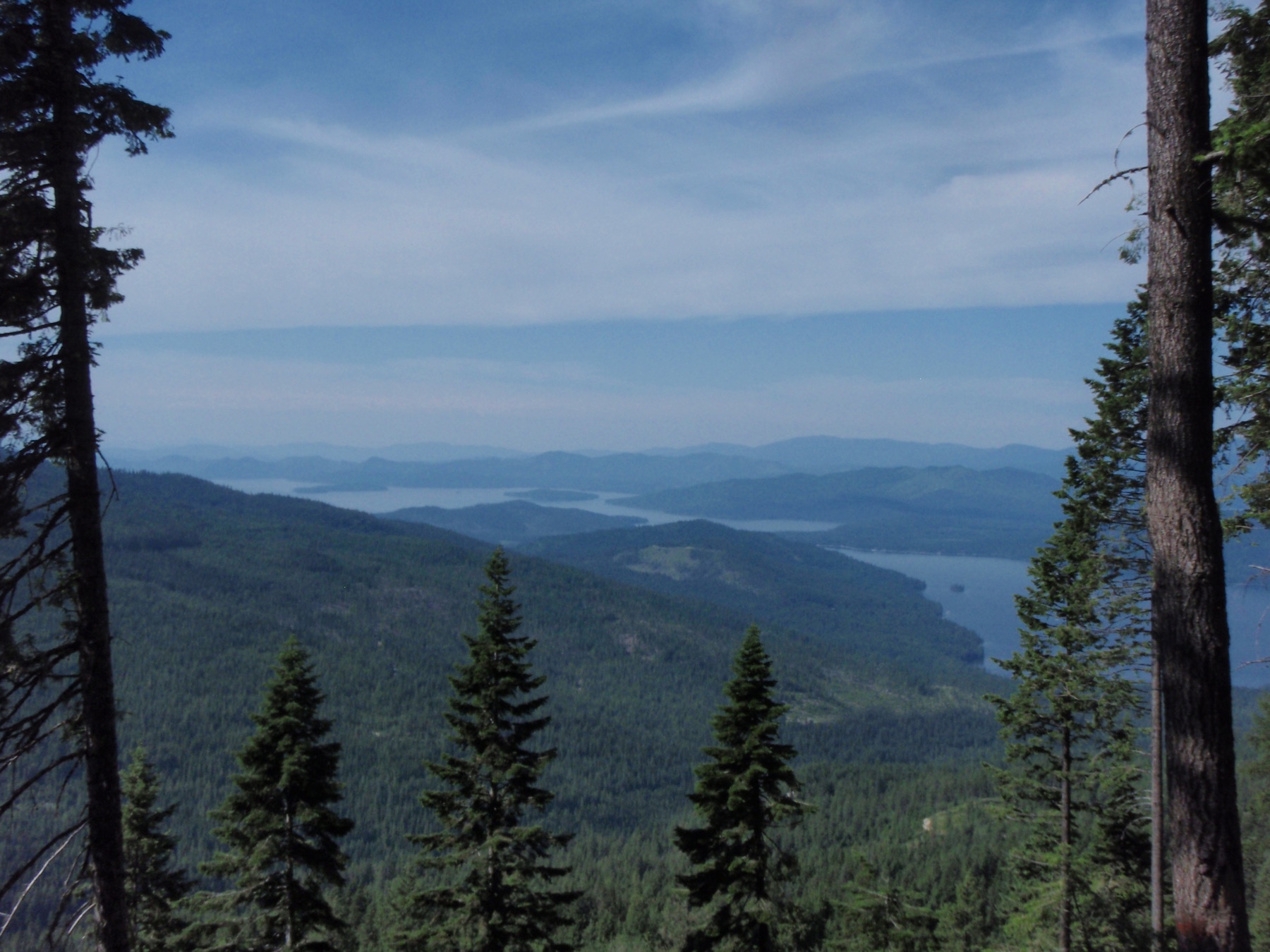 Remote Northwest terrain and lake overlook from KC Pest and Weed field work photos